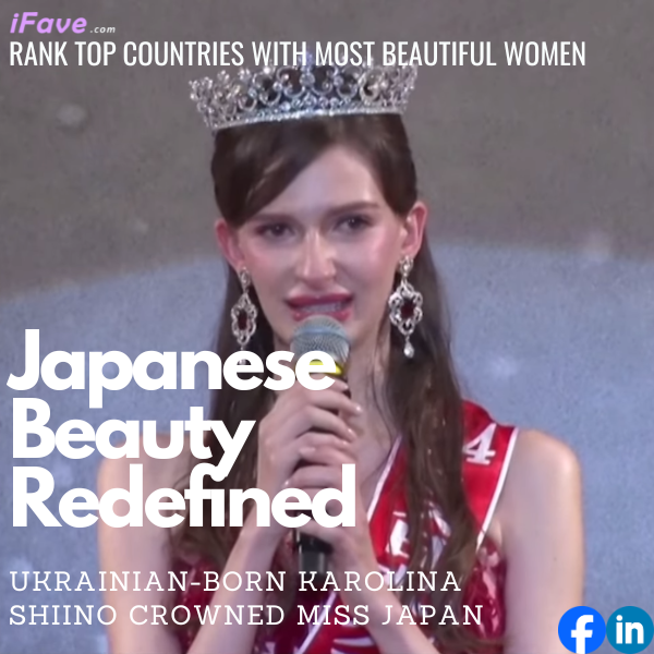 Article featuring Karolina Shiino's landmark victory in the Miss Japan pageant